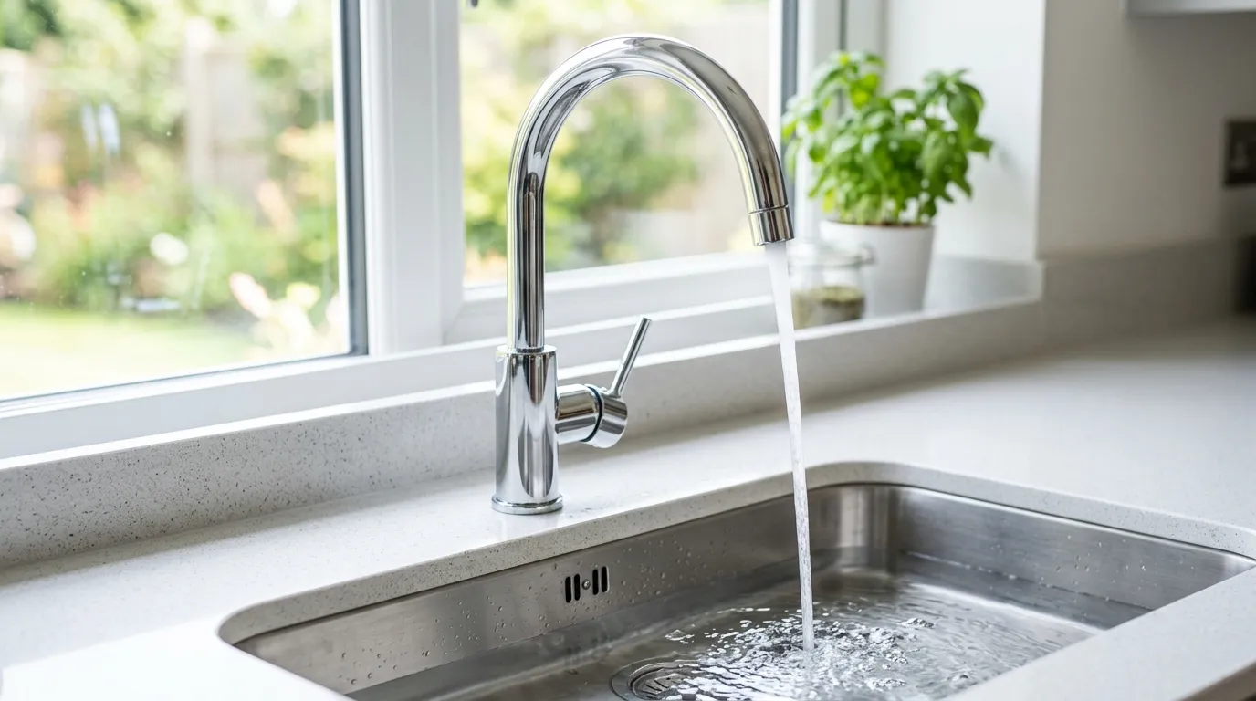 Local Plumbing Master Pros same day plumber fixing a faucet in Waterloo, OR